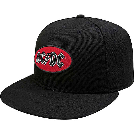 AC/DC šiltovka snapback, Oval Logo Black, unisex