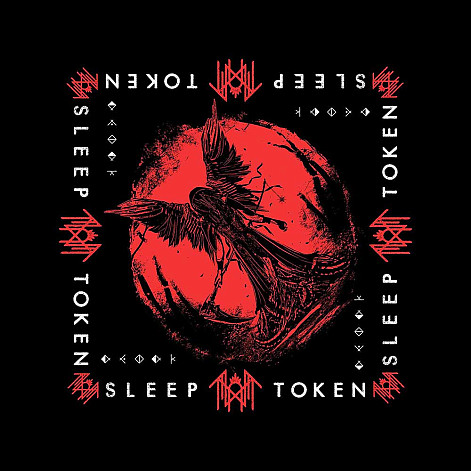 Sleep Token šatka 55 x 55cm, Take Me Back To Eden Black