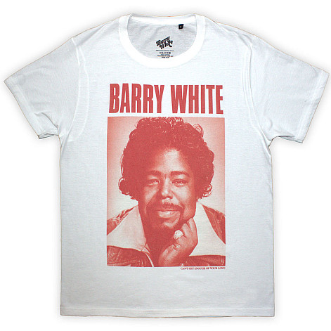 Barry White tričko, Box Photo White, pánske