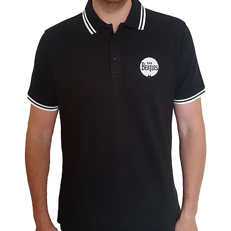 The Beatles tričko, Drum logo Polo Black, pánske