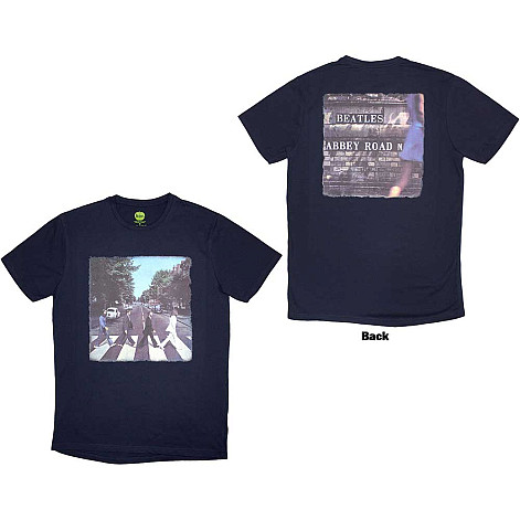 The Beatles tričko, Vintage Abbey Road BP Navy Blue, pánske