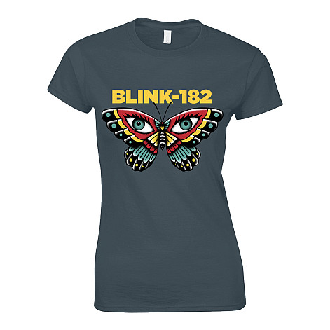 Blink 182 tričko, Butterfly Girly Grey, dámske