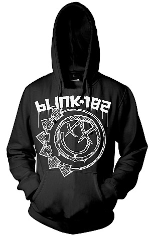 Blink 182 mikina, Stamp Black Pullover Black, pánska