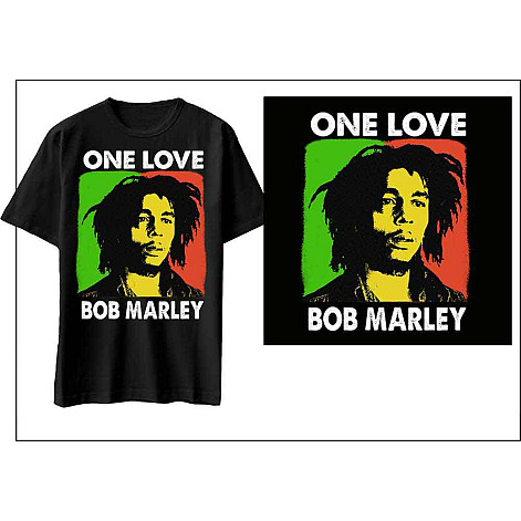 Bob Marley tričko, One Love Black, pánske