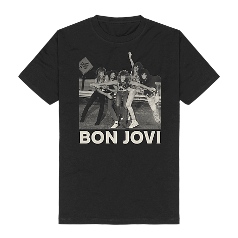 Bon Jovi tričko, Photo Black, pánske