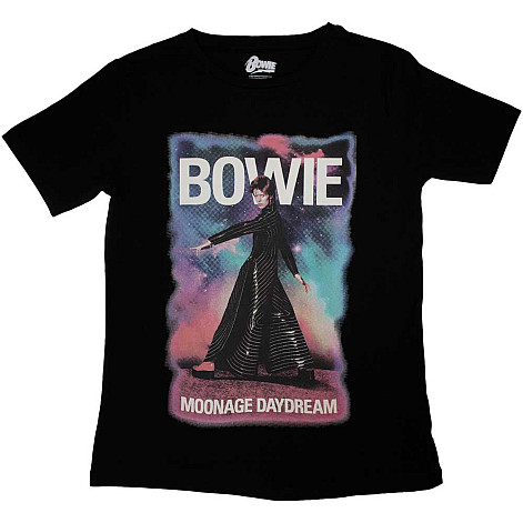 David Bowie tričko, Moonage 11 Fade Black, dámske