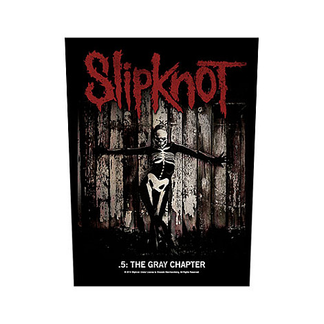 Slipknot nášivka na chrbát 30x27x36 cm, .5: The Gray Chapter