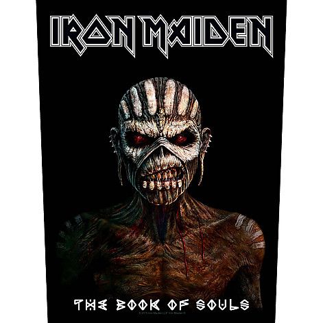 Iron Maiden nášivka na chrbát 30x27x36 cm, The Book Of Souls, unisex