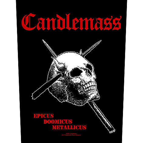 Candlemass nášivka na chrbát 30x27x36 cm, Epicus Doomicus Metallicus