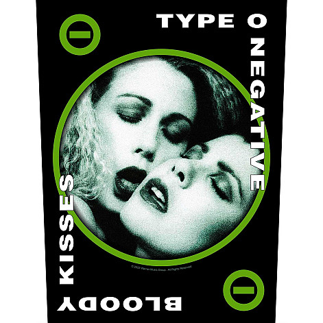 Type O Negative nášivka na chrbát 30x27x36 cm, Bloody Kisses