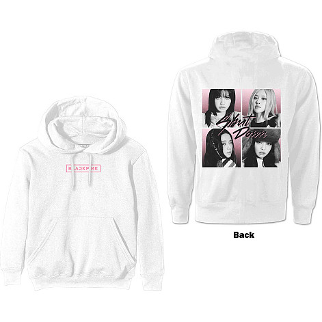 BlackPink mikina, Shut Down Photo Grid BP White, unisex