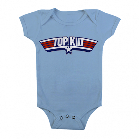 Top Gun dojčenské body tričko, Top Kid Body Blue, detské