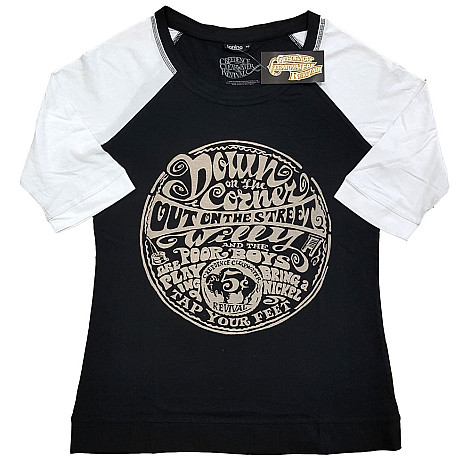 Creedence Clearwater Revival tričko, Down On The Corner Raglan, dámske