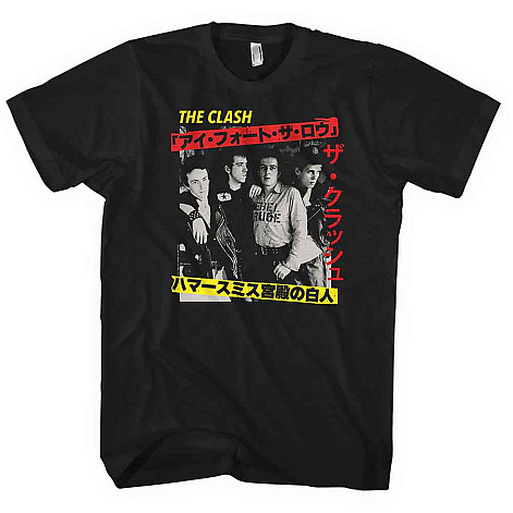 The Clash tričko, Kanji Black, pánske