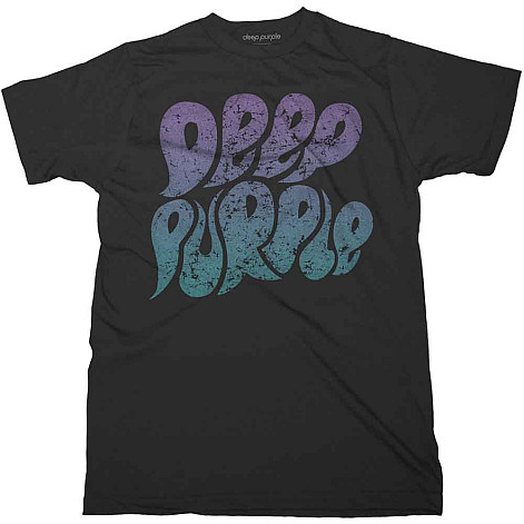 Deep Purple tričko, Bubble Logo Black, pánske