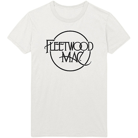 Fleetwood Mac tričko, Classic Logo White, pánske