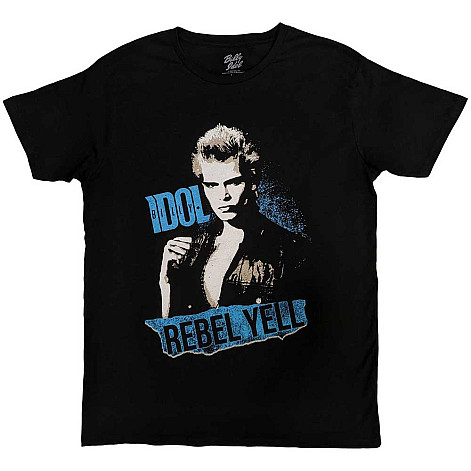 Billy Idol tričko, Rebel Yell Blue Black, pánske