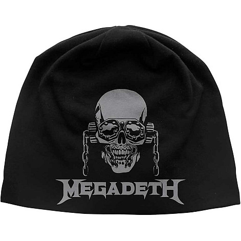 Megadeth zimný čiapka CO, Vic / Logo JD Print Black, unisex