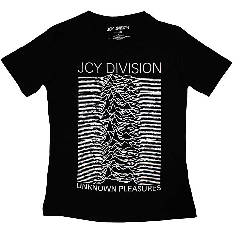 Joy Division tričko, Unknown Pleasures FP Black, dámske