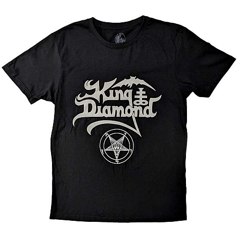 King Diamond tričko, Logo V.2 Black, pánske