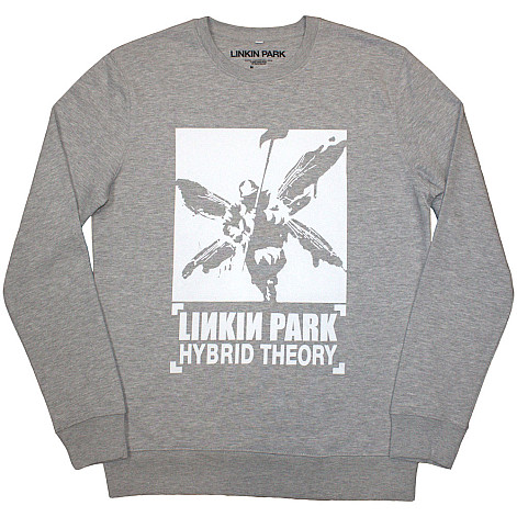 Linkin Park mikina, Sweatshirt Soldier Hybrid Theory Grey, pánska