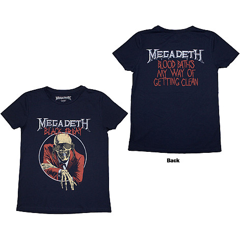 Megadeth tričko, Black Friday BP Navy Blue, dámske