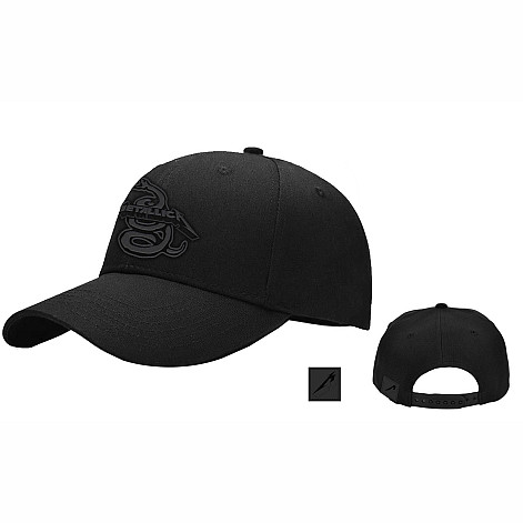 Metallica šiltovka, Black Album Snake Baseball Cap Black