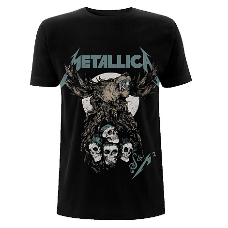 Metallica tričko, S&M2 Skulls Black, pánske