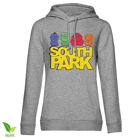 South Park mikina, Sketched Girly Heather Grey, dámska