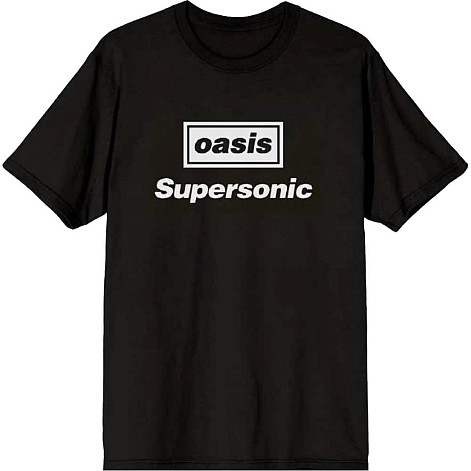 Oasis tričko, Supersonic Title Black, pánske