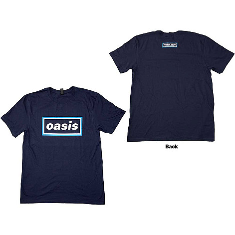 Oasis tričko, Maine Road Event Logo BP Navy Blue, pánske