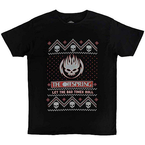 The Offspring tričko, Christmas Bad Times Black, pánske