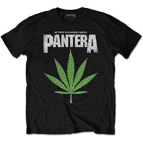 Pantera tričko, Whiskey 'n Weed Black, pánske