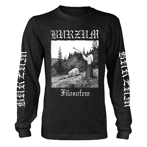 Burzum tričko dlhý rukáv, Filosofem 2018 Black, pánske