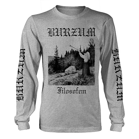 Burzum tričko dlhý rukáv, Filosofem 3 Grey, pánske