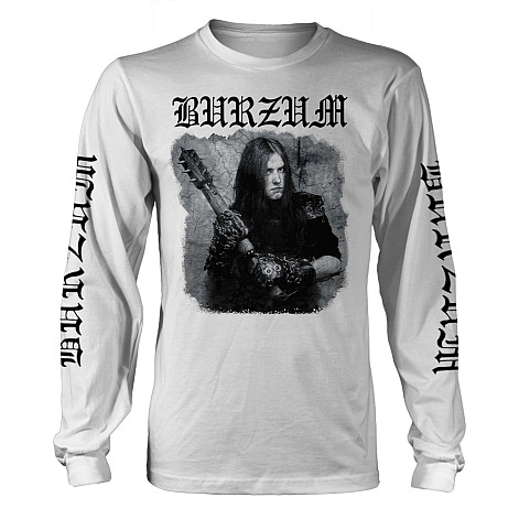 Burzum tričko dlhý rukáv, Anthology 2018 Sleeve Print White, pánske