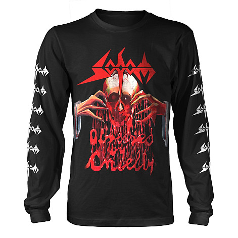 Sodom tričko dlhý rukáv, Obsessed By Cruelty Black, pánske