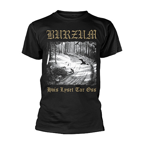 Burzum tričko, Hvis Lyset Tar Oss - Gold Black, pánske