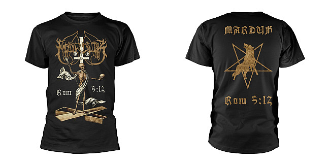 Marduk tričko, Rom 5:12 BP Gold Black, pánske