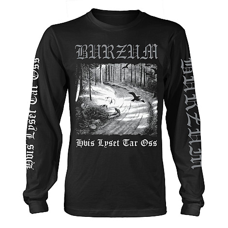 Burzum tričko dlhý rukáv, Hvis Lyset Tar Oss Black, pánske