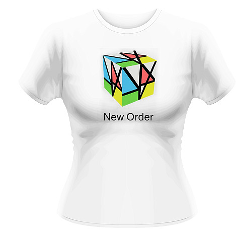 New Order tričko, Rubix White, dámske