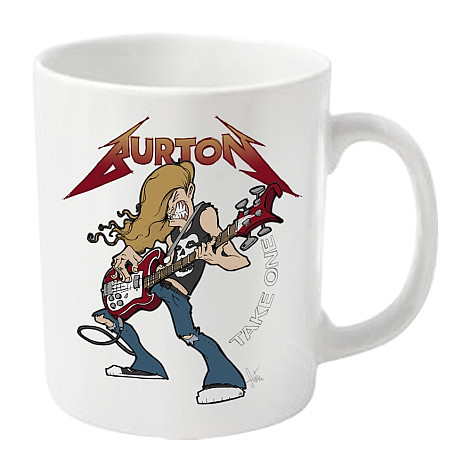 Metallica keramický hrnček 250ml, Cliff Burton - Take One