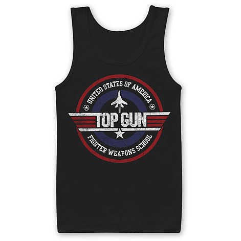 Top Gun tielko, Fighter Weapons School Black, pánske