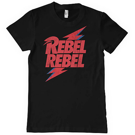 David Bowie tričko, Rebel Rebel Black, pánske