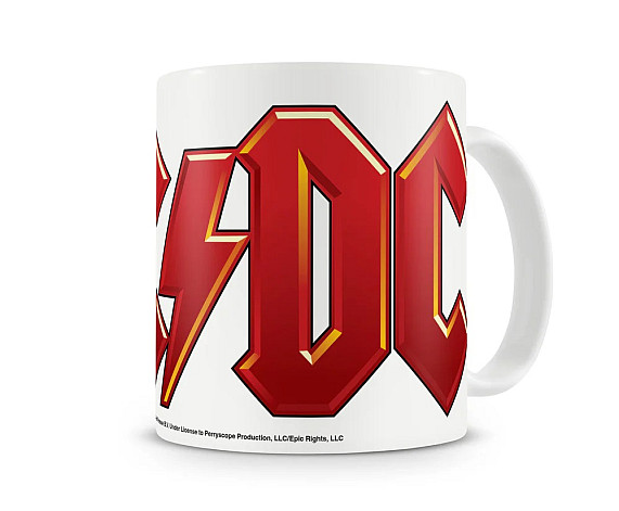 AC/DC keramický hrnček 250ml, AC/DC Logo Red