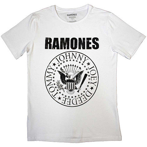 Ramones tričko, Presidential Seal White, dámske