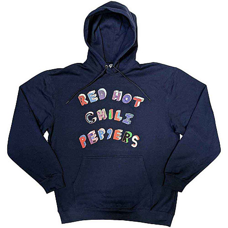 Red Hot Chili Peppers mikina, Colourful Letters Navy Blue, pánska