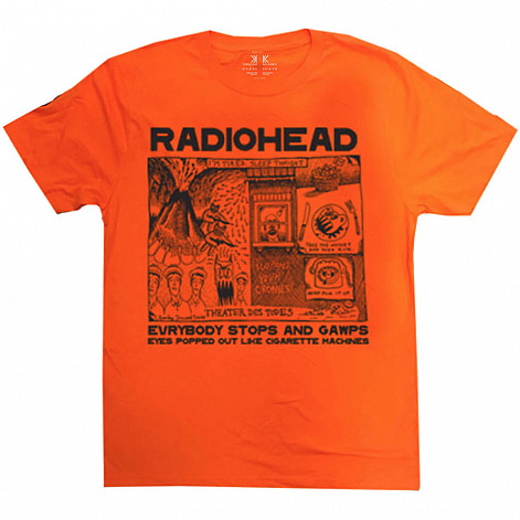 Radiohead tričko, Gawps Organic Orange, pánske