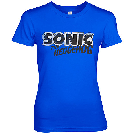 Sonic The Hedgehog tričko, Classic Logo Girly Blue, dámske