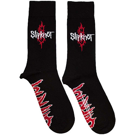 Slipknot ponožky, Tour '22 Black, unisex - velikost 7 až 11 (40 až 45)